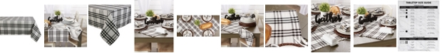 Design Imports Homestead Plaid Tablecloth, 52" x 52"